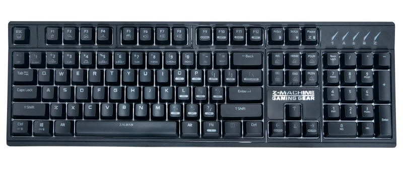 Zalman K900M – mechanik z diodami RGB