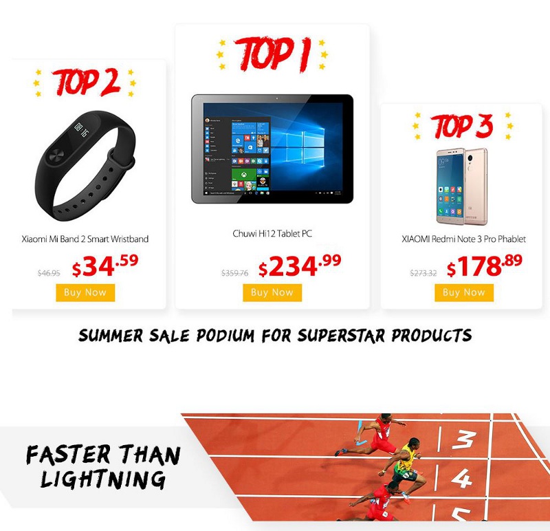 Olimpijska promocja w GearBest