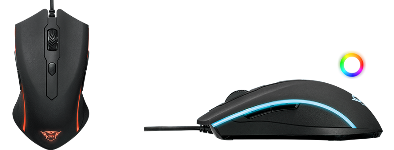 Trust GXT 177 - symetryczna i laserowa myszka gamingowa