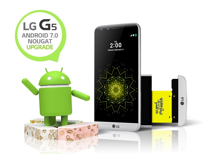 LG wprowadza Android 7.0 do flagowego modelu LG G5