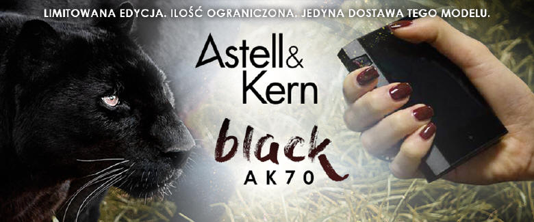 Astell&Kern AK70 Obsidian Black - Limitowana wersja