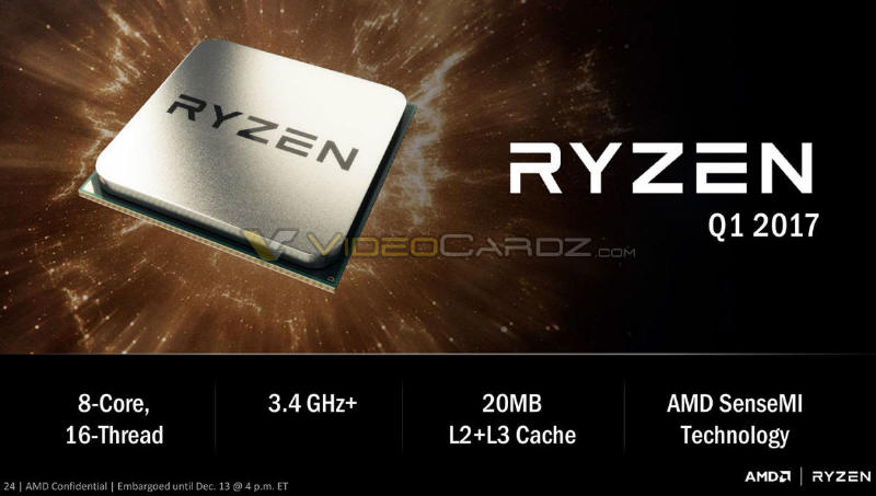 AMD RYZEN nowy procesor ZEN klasy Enthusiast