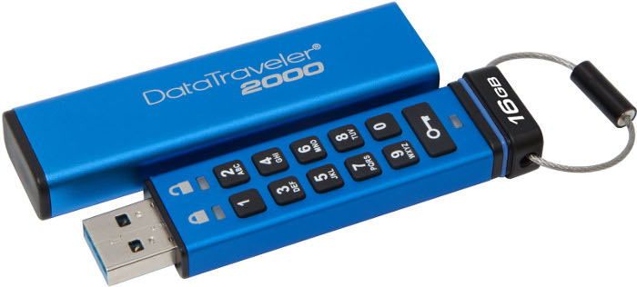 Kingston DataTraveler 2000 szyfrowany pendrive z klawiatur