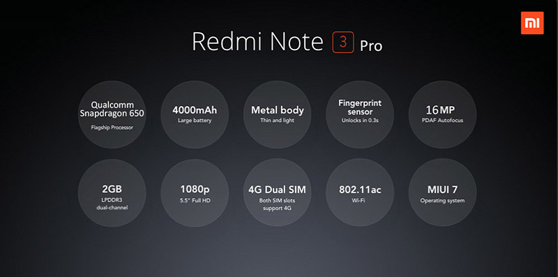 XIAOMI Redmi Note 3 Pro i inne