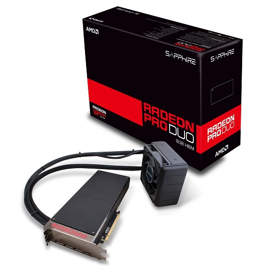 Premiera SAPPHIRE Radeon Pro Duo