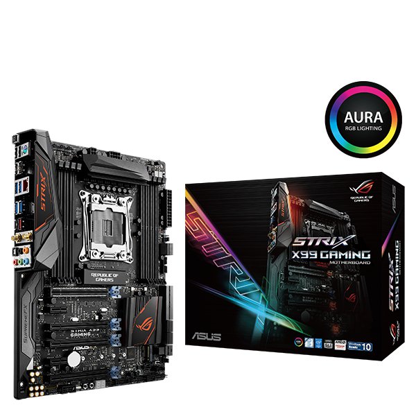 Płyty główne z serii X99 i ROG Strix Gaming od ASUSa