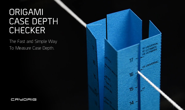 CRYORIG Origami Case Depth Checker - zrób sobie miarkę