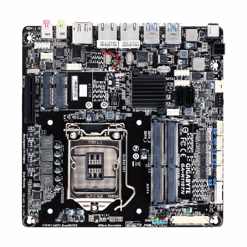 H110TN - Nowa mini pyta w ofercie GIGABYTE