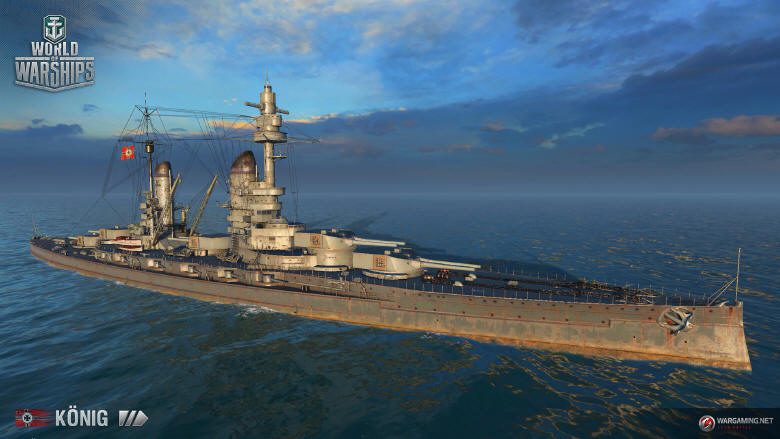 Niemieckie pancerniki atakują wody World of Warships