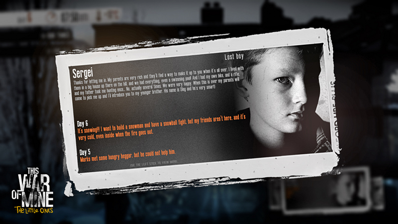 Dzi premiara gry This War of Mine: The Little Ones na konsole