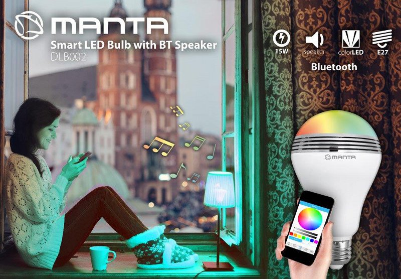 Ledowa arwka z gonikiem bluetooth
