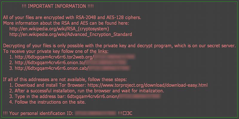 Locky - szkodliwy program szyfrujący dane