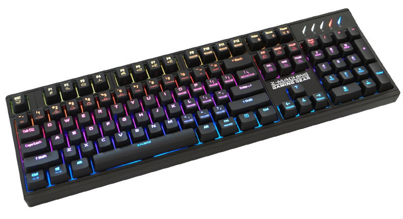 Zalman K900M – mechanik z diodami RGB