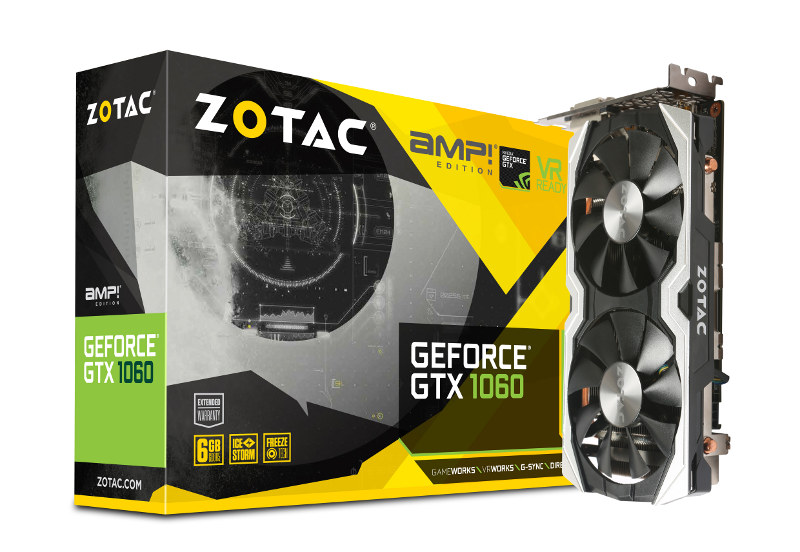 Kompaktowe karty graficzne ZOTAC GeForce GTX 1060
