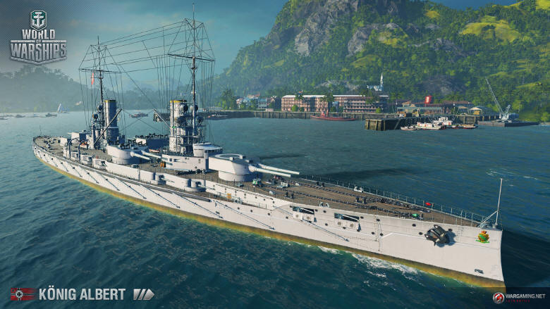 Niemieckie pancerniki atakują wody World of Warships