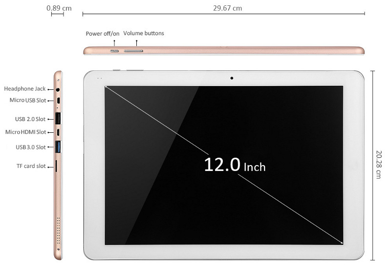 Chuwi Hi12 - tablet 12'' z Windows 10