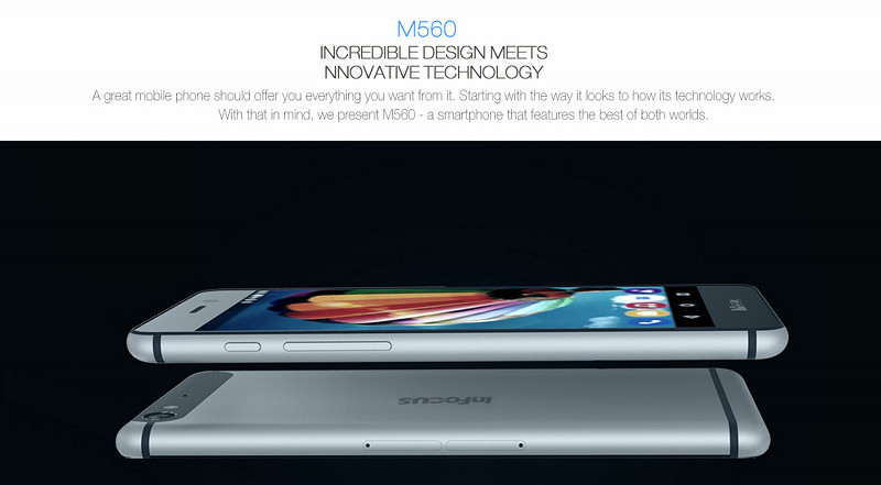 Infocus M560 - metalowy smartfon w super cenie