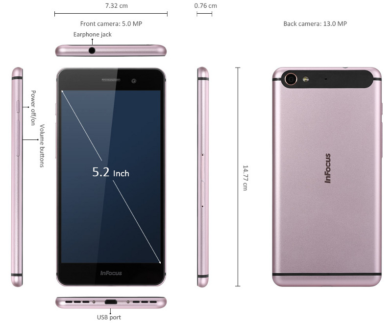 Infocus M808 - metalowy smartfon w dobrej cenie