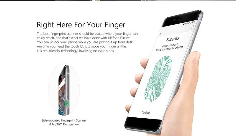 Ulefone Future - smartfon bez bocznych ramek