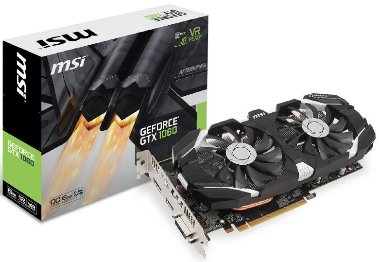 MSI - dużo odmian kart GeForce GTX 1060