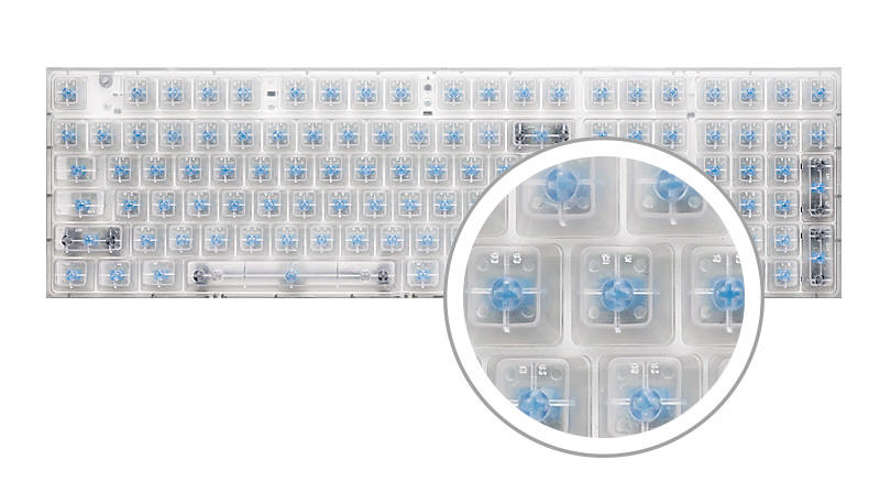 Cooler MasterMasterKeys Pro L Crystal Edition