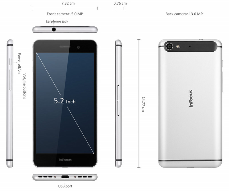 Infocus M560 - metalowy smartfon w super cenie