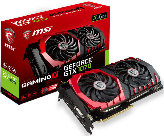 Urodzaj GeForce GTX 1070