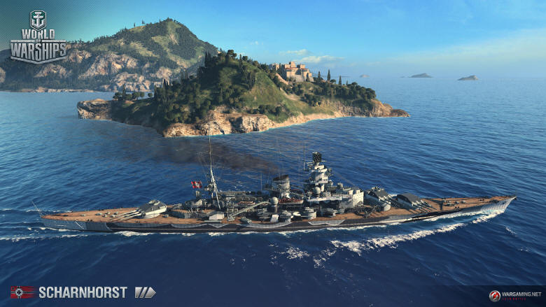 Niemieckie pancerniki atakują wody World of Warships