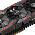 Obrazek ASUS Republic of Gamers prezentuje kartę graficzną Strix RX Vega64