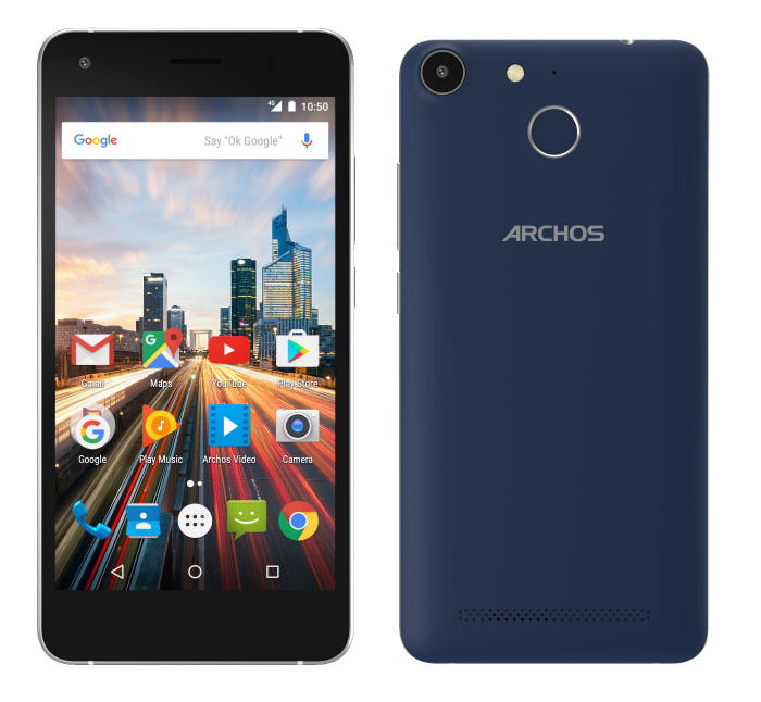 ARCHOS 50f Helium - niedrogi, z czytnikiem linii papilarnych