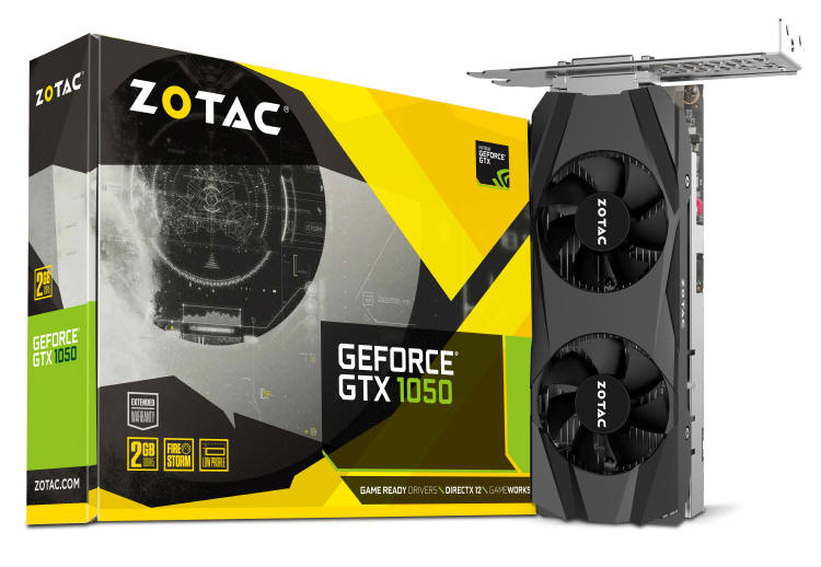 Niskoprofilowe wersje ZOTAC GeForce GTX 1050 i 1050 Ti