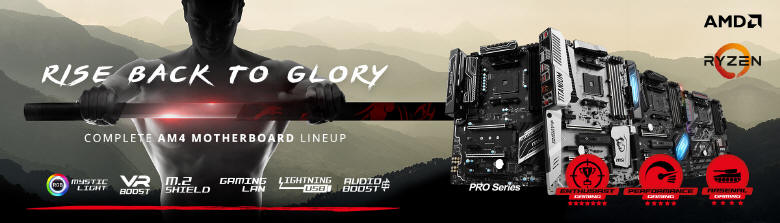 MSI - nowe płyty dla procesorów AMD Ryzen
