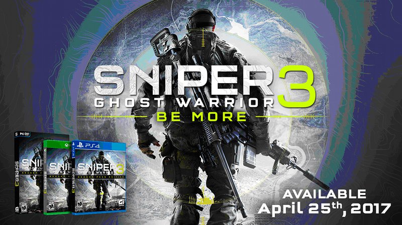 Sniper Ghost Warrior 3 - premiera 25 kwietnia 2017