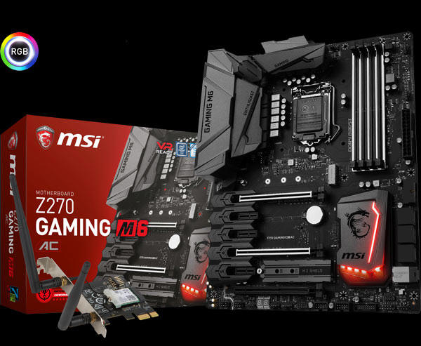 MSI Z270 GAMING M6 AC - nowa płyta gamingowa