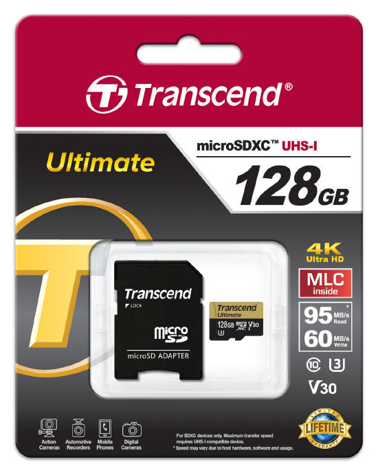 TRANSCEND - karty microSD do materiaw 4K