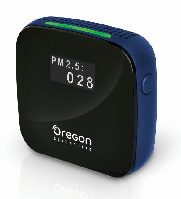 Oregon SHE101 - alarm przed smogiem i energia dla smartfona