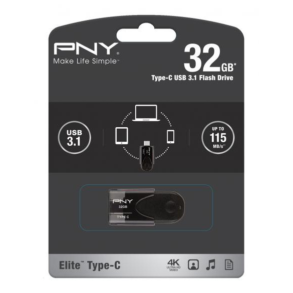 PNY Elite Type-C 3.1 nowy Flash na USB 3.1