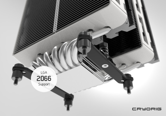 Coolery Cryorig wspieraj gniazdo LGA2066