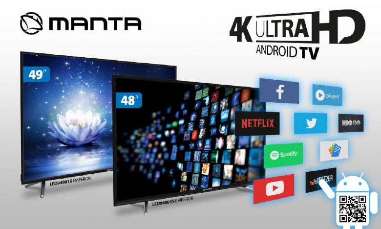 MANTA - nowe telewizory 4K z Androidem