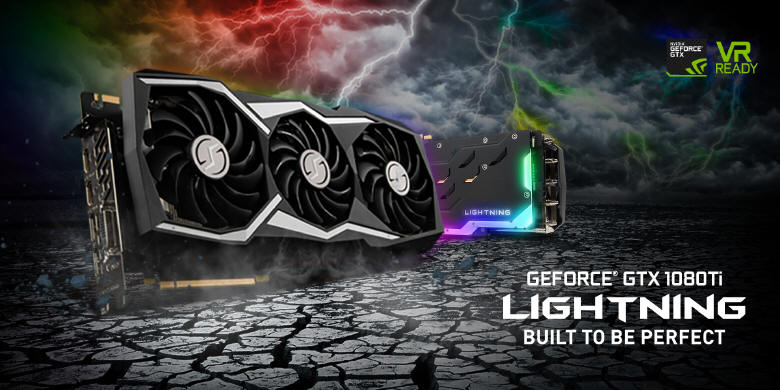 GeForce GTX 1080 Ti LIGHTNING - Błyskawica uderza ponownie