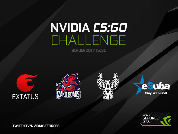 NVIDIA CS:GO Challenge - zagrają Izako Boars i AGO Gaming
