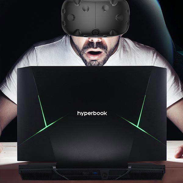 Hyperbook GTR87 VR3 SLI – Coffe Lake i siła dwóch kart graficznych