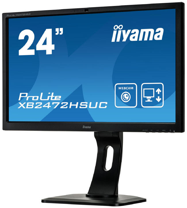 iiyama XB2472HSUC-B1 z kamer do wideokonferencji