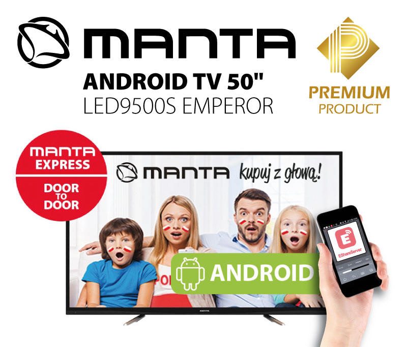 Manta LED9500S EMPEROR - TV z Androidem