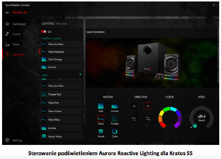 Creative - nowe oprogramowanie dla Sound BlasterX Kratos S5 i S3