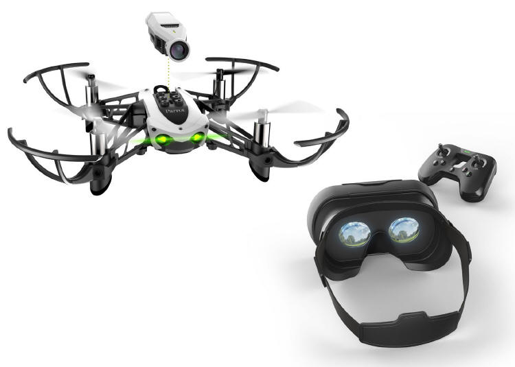 Parrot Mambo FPV - dron wyścigowy z goglami VR