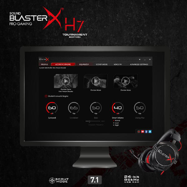 Creative Sound BlasterX H7 Tournament Edition