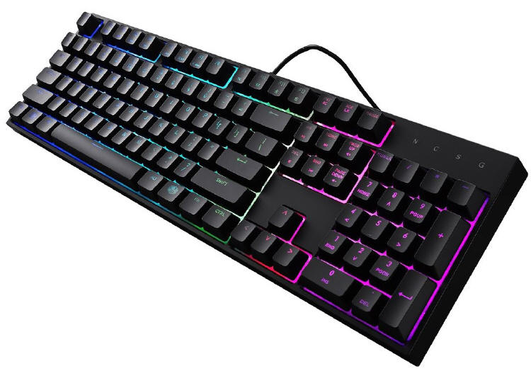 Cooler Master MasterKeys Lite L na przecznikach hybrydowych