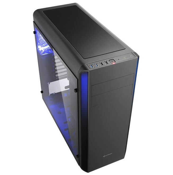 Sharkoon BW9000 Glass ze szkłem hartowanym