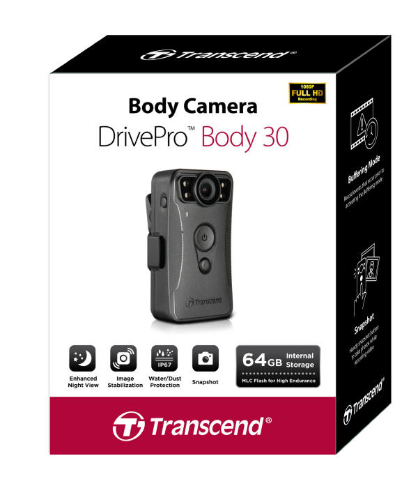 TRANSCEND DrivePro Body 30